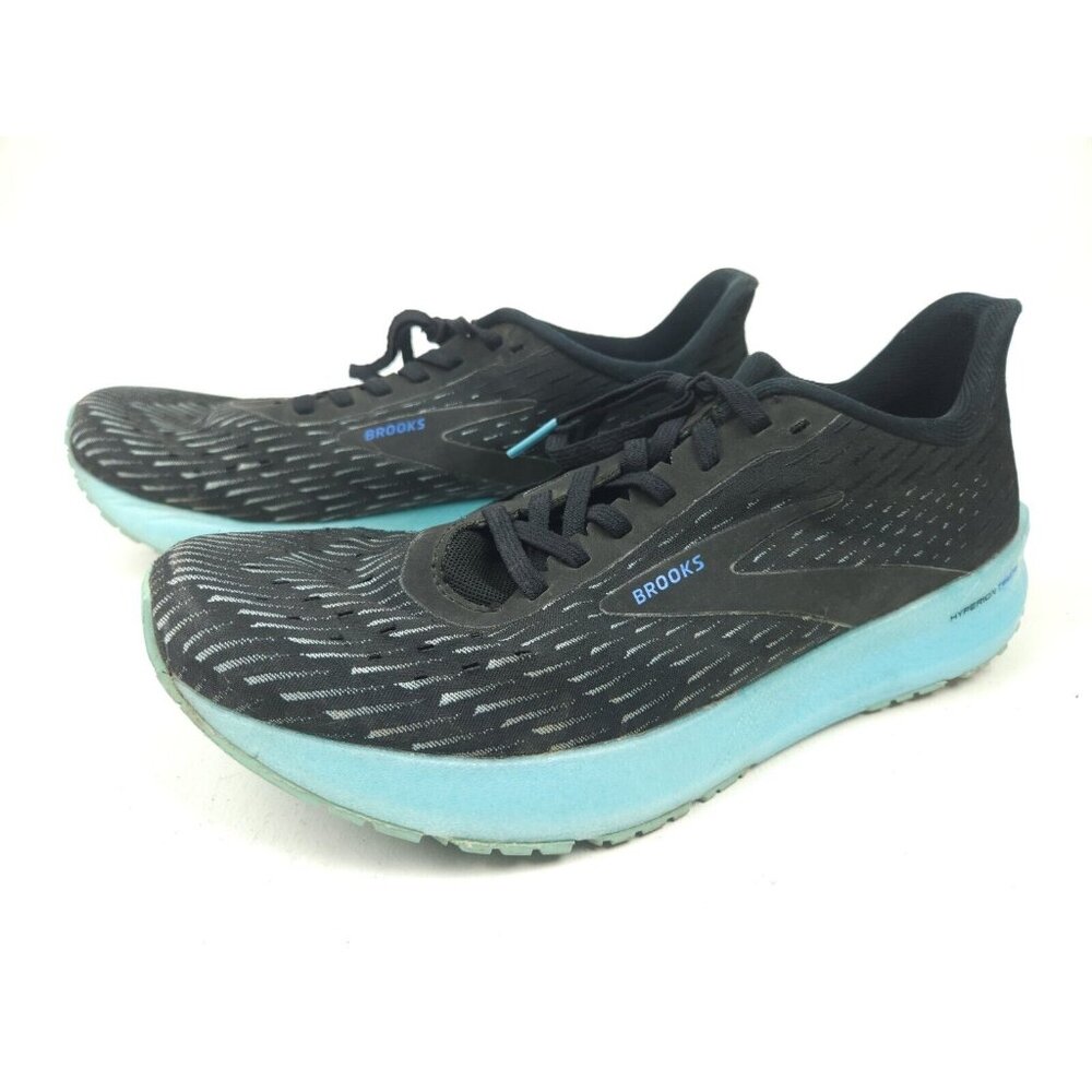 Brooks Mens Hyperion Tempo Black Running Shoes Sneakers Size 8.5 D